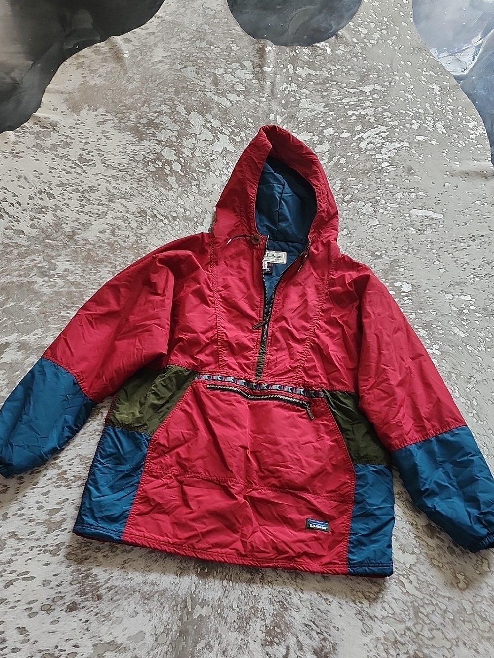 LL Bean Vintage Anorak Windbreaker Jacket
